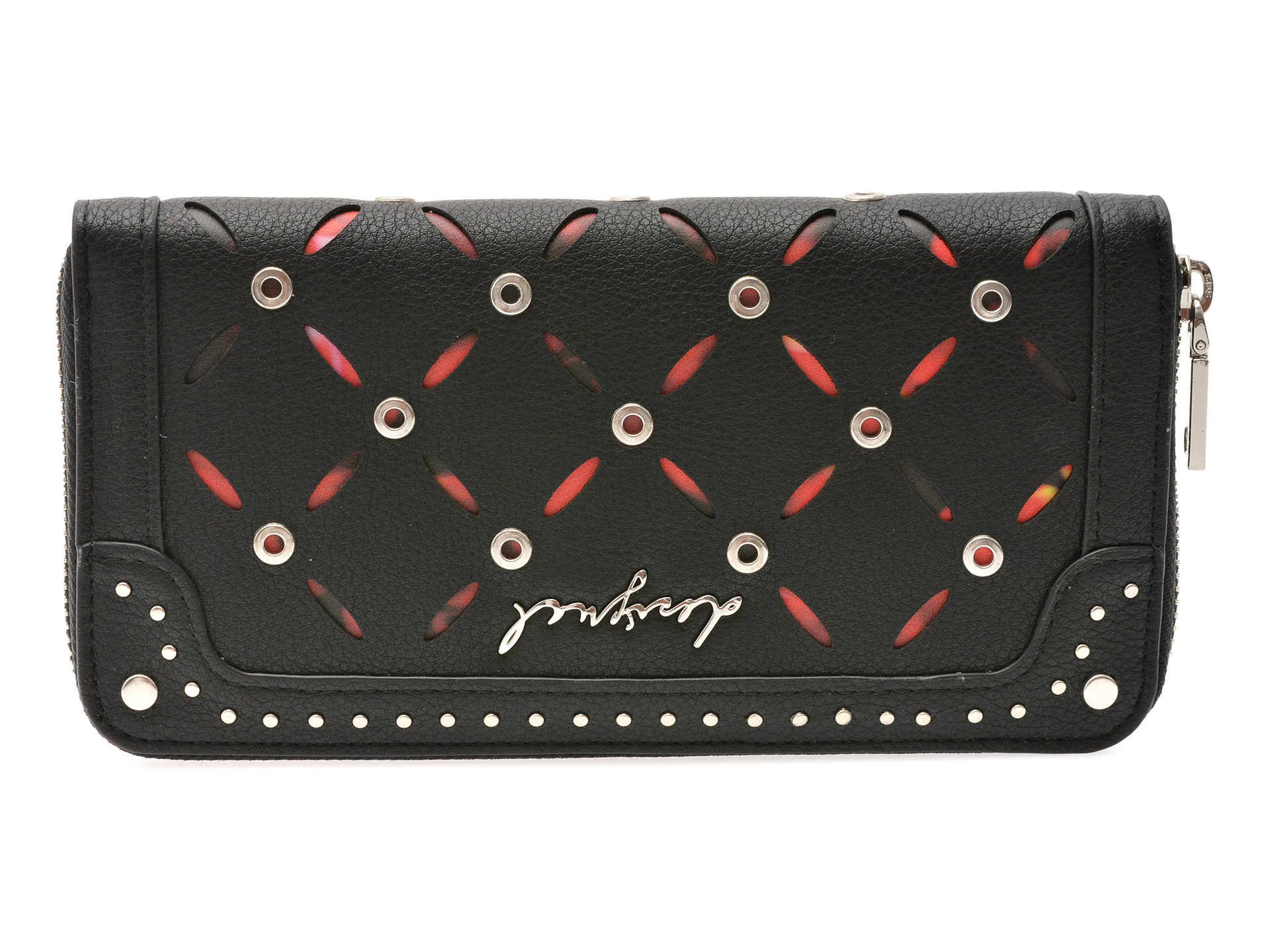 Portofel Desigual Negru WAYP33 | Eleganță Practică