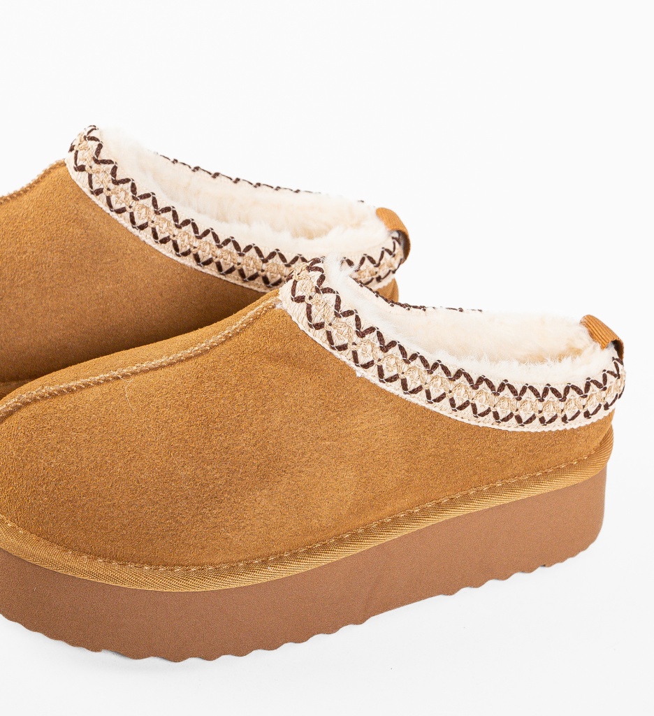 Papuci Ug Barney Khaki - Confort Termic - imagine 6