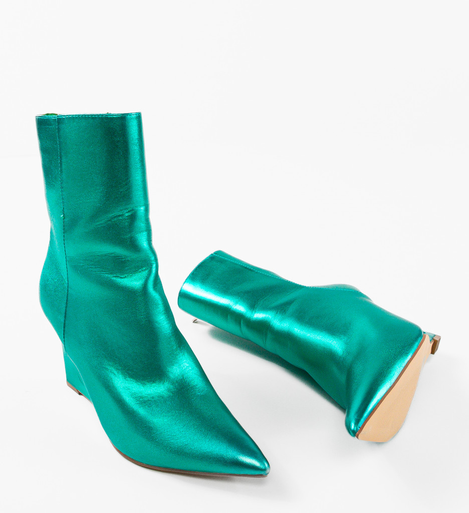 Botine Dama Verzi Delila - Stil și Confort Urban - imagine 8