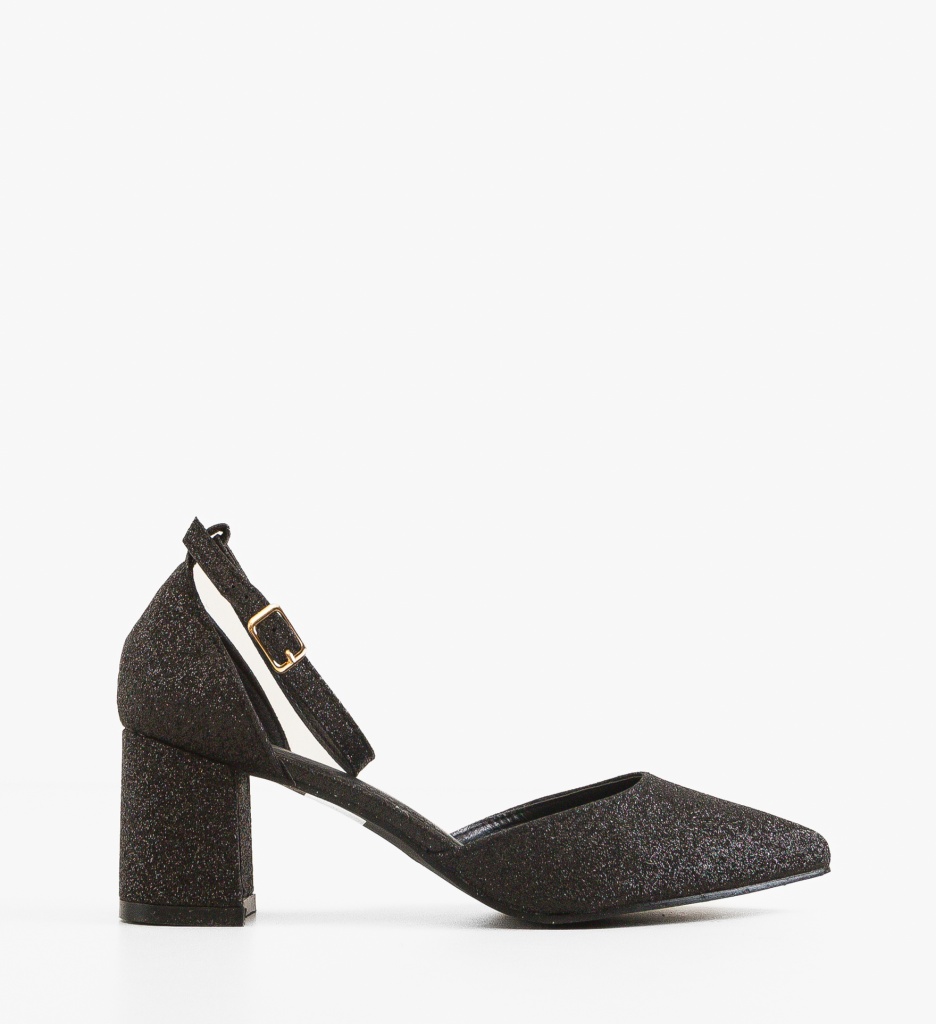 Pantofi Dama Oppe Negri cu Toc Eleganți - imagine 5
