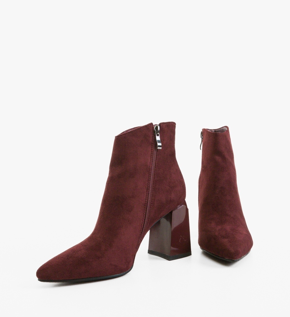 Botine Dama Magta Grena | Eleganță și Stil - imagine 5