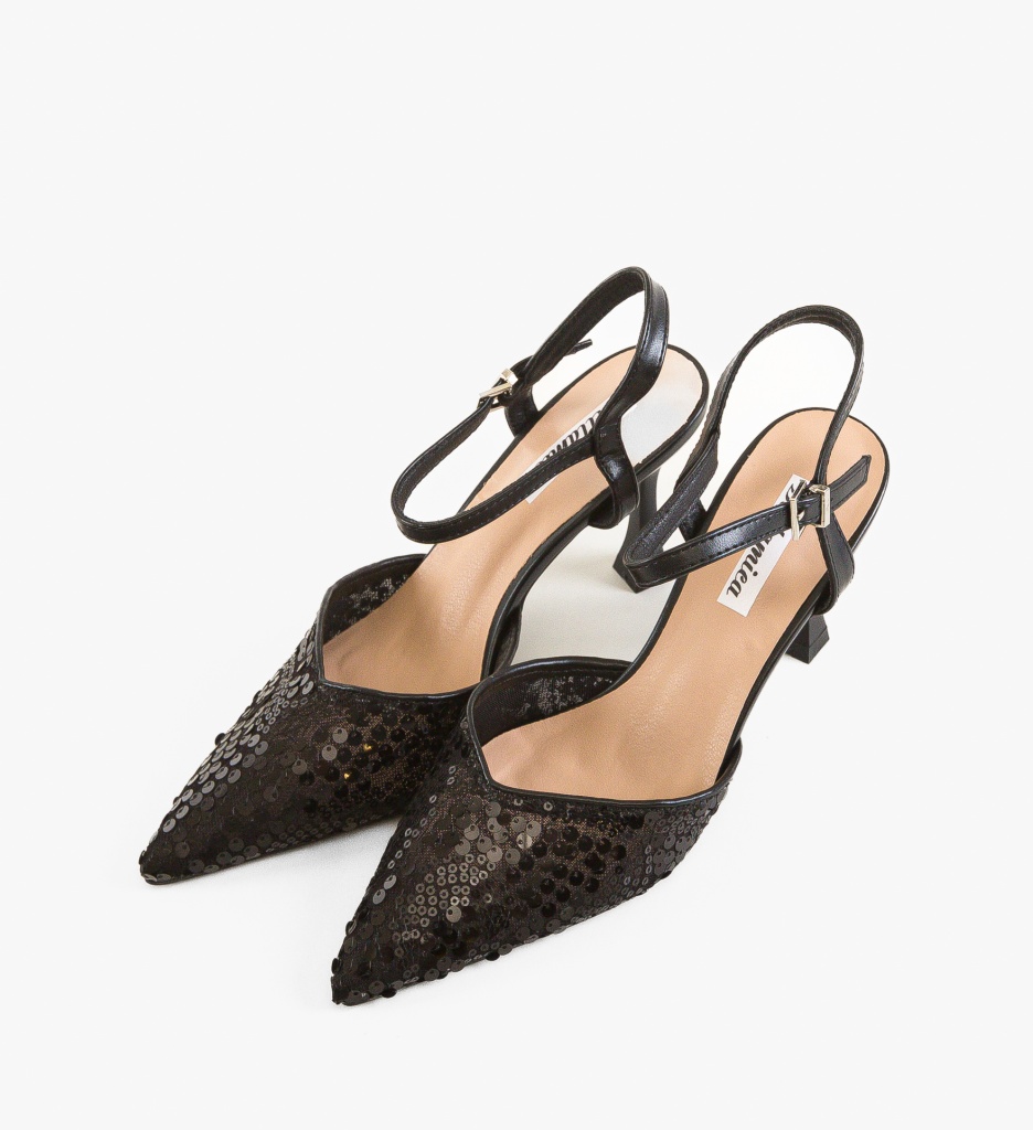 Pantofi cu Toc Rayan Negri - Eleganță și Stil - imagine 5