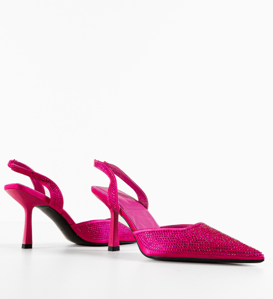 Pantofi toc Fuchsia Natalien - Eleganță și Stil - imagine 9