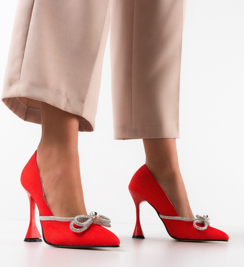 Pantofi Armas Rosii cu Toc - Eleganță și Stil - imagine 2