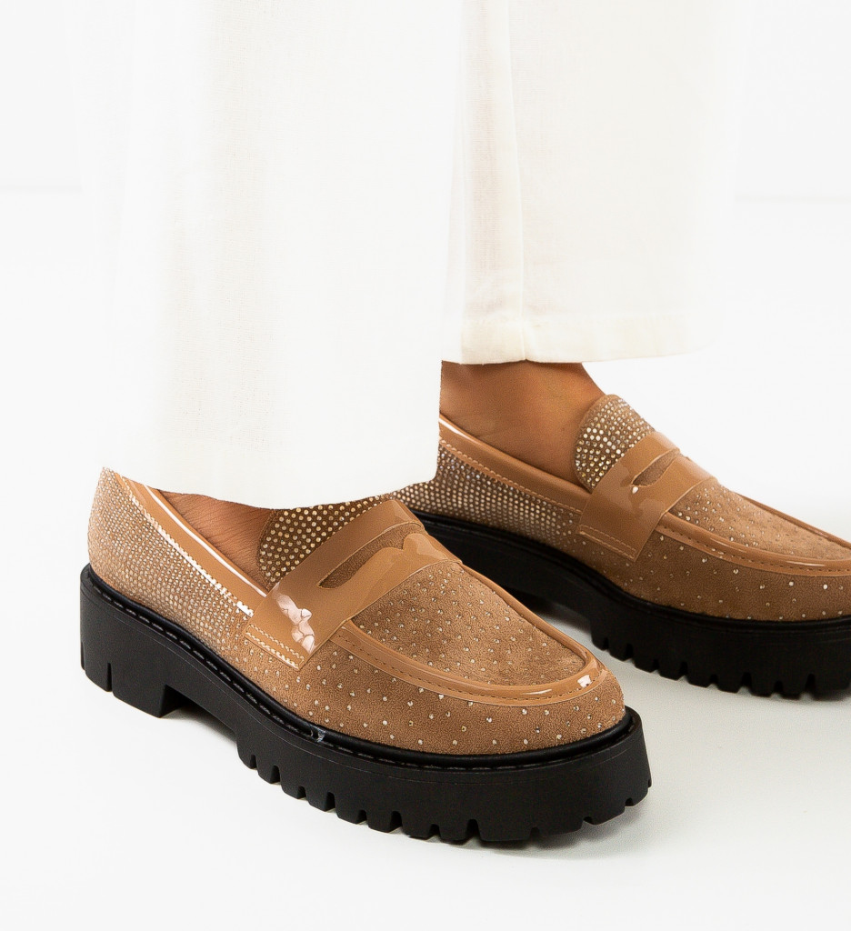 Pantofi Casual Bej Kareem - Confort și Stil - imagine 3
