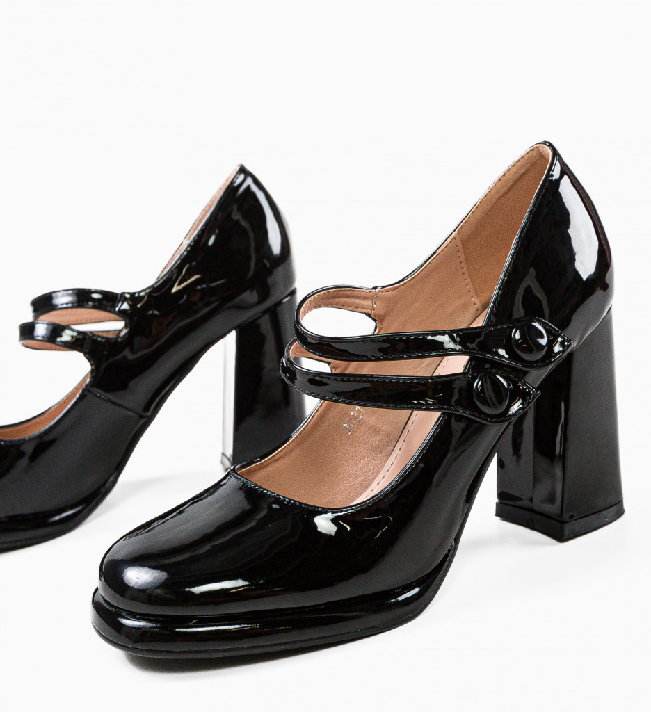 Pantofi Vintage Negri | Stil și Eleganță - imagine 7