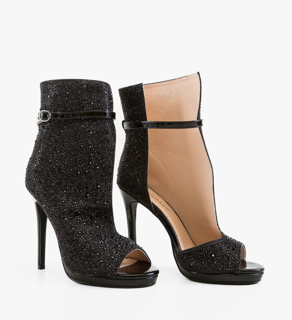 Sandale Dama Oranjerie Negre Elegante - imagine 4