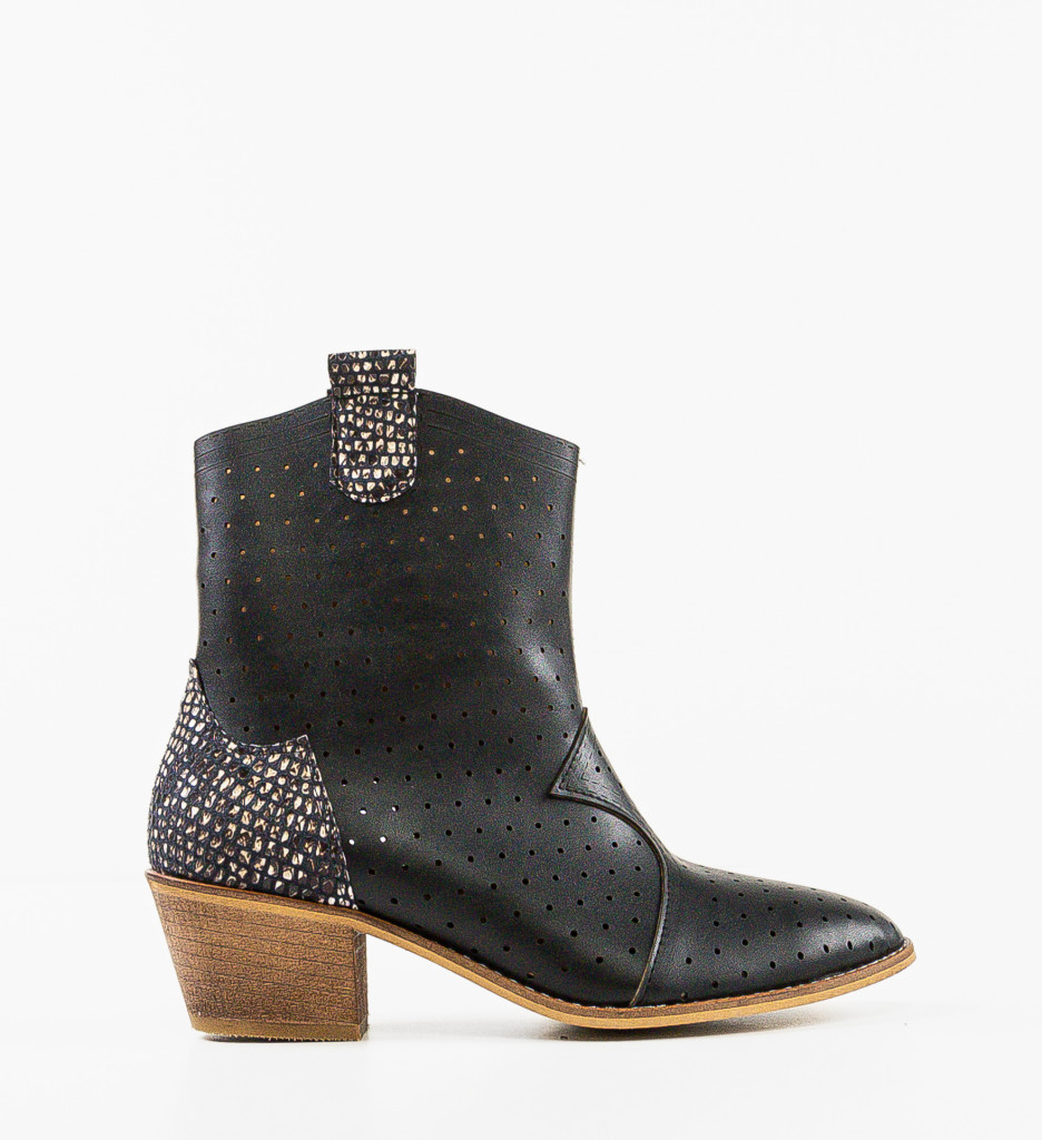 Botine Dama Mixdor Negre - Eleganță și Stil - imagine 5
