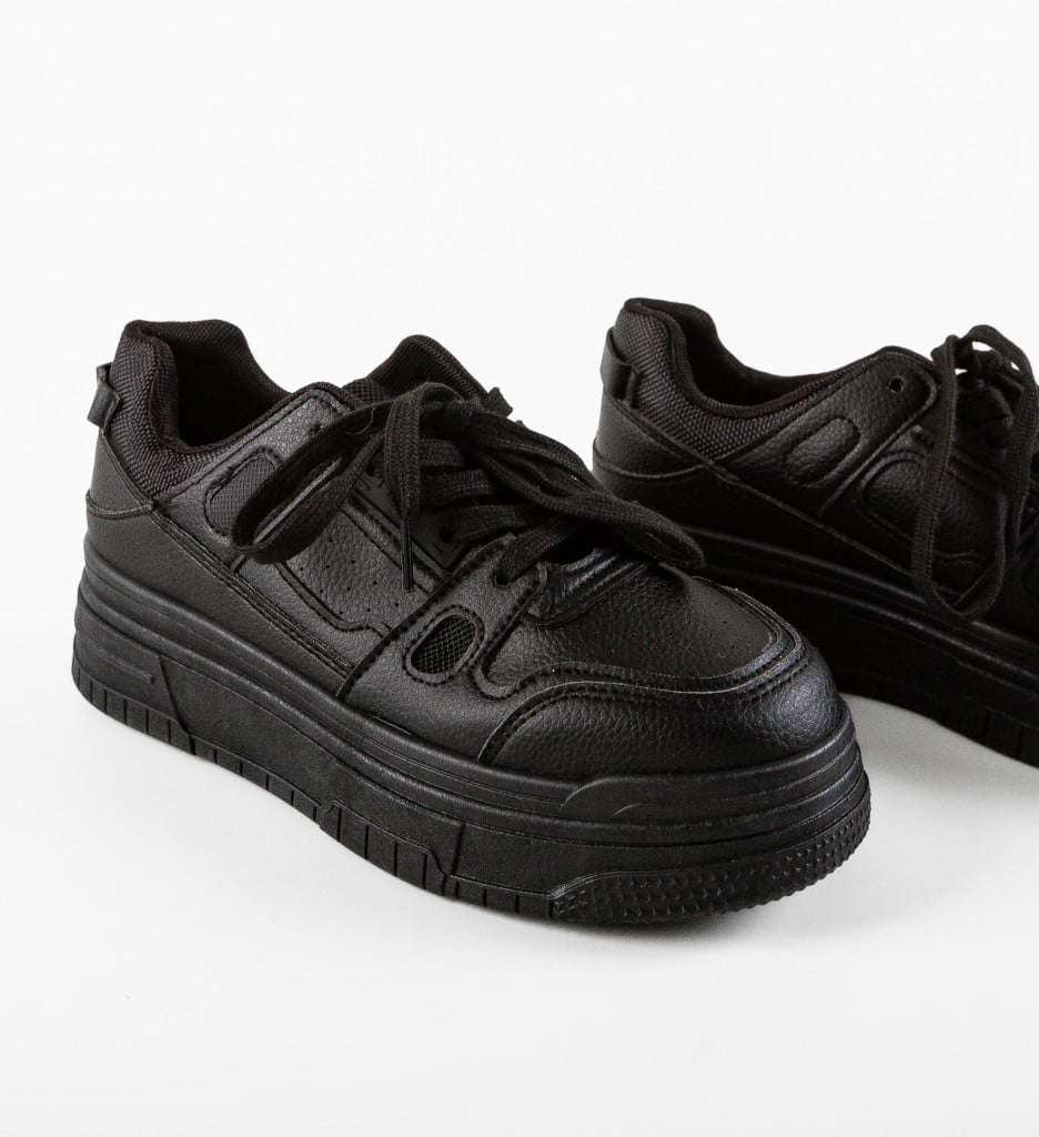 Sneakers Dama Sash Negri - Confort și Stil - imagine 11