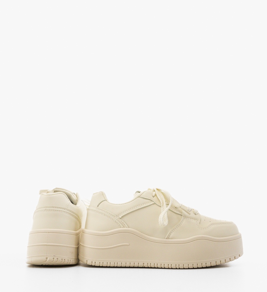 Sneakers Dama Kramy Albi - Confort și Stil - imagine 2