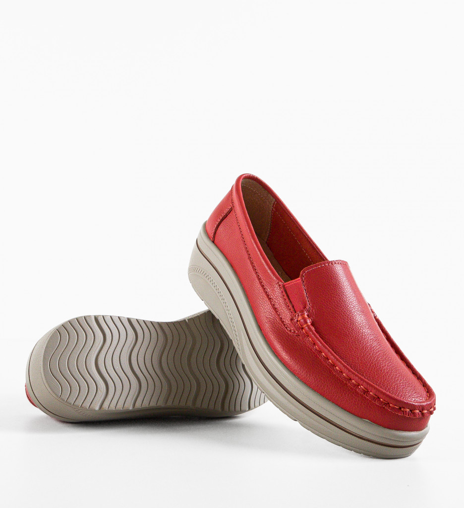 Pantofi Casual Brienne Rosii - Confort și Stil - imagine 7