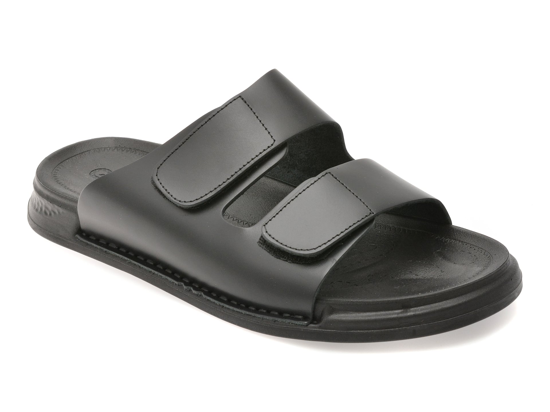 Papuci GRYXX Negri din Piele Naturală
