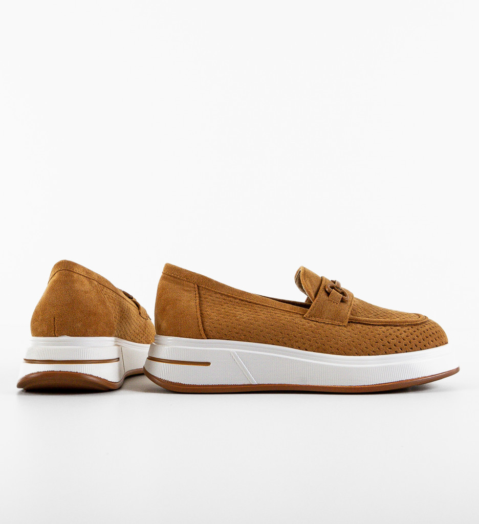 Pantofi Casual Ekine Camel - Confort și Stil - imagine 5