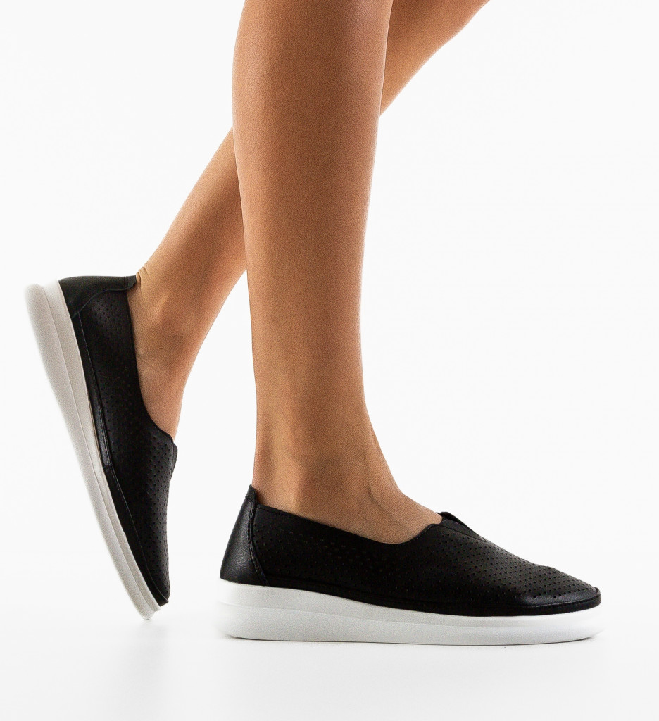 Pantofi Casual Dama Maur Negri | Confort și Stil - imagine 3
