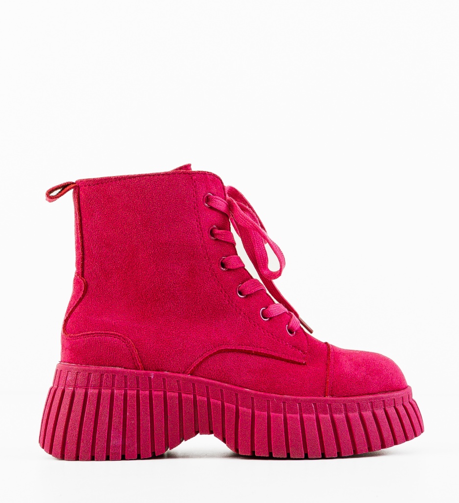 Ghete Dama Frocher Fuchsia - Eleganță și Stil - imagine 4