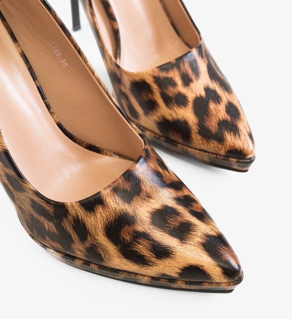 Pantofi Dadere Print Eleganți și Stilizi - imagine 4