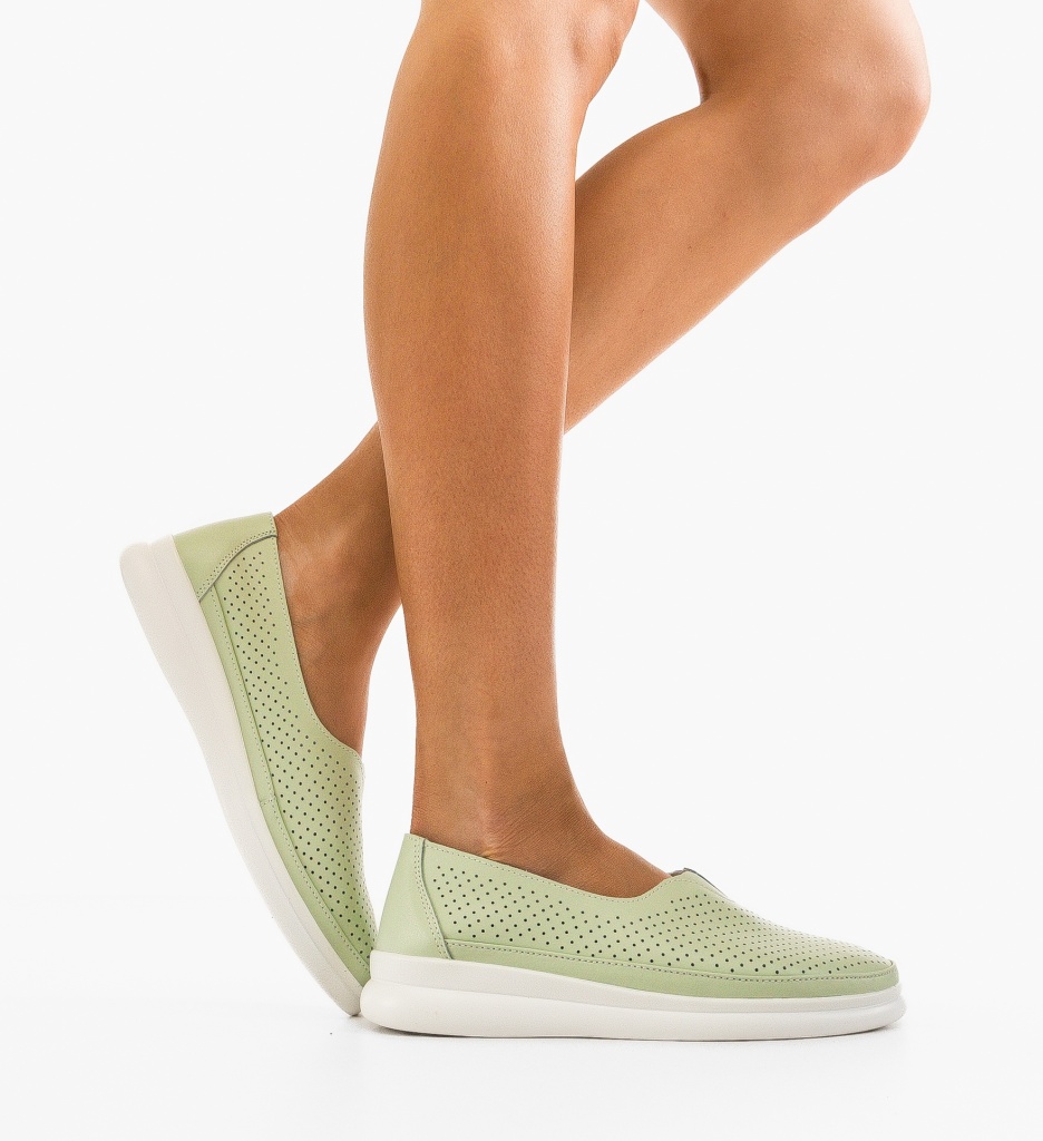 Pantofi Casual Dama Sorato Verzi | Confort & Stil