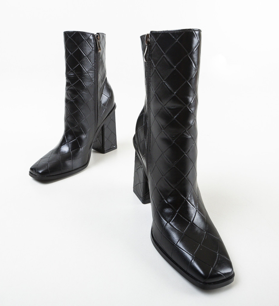 Botine Kay Negre - Confort pe Tot Parcursul Zilei - imagine 6