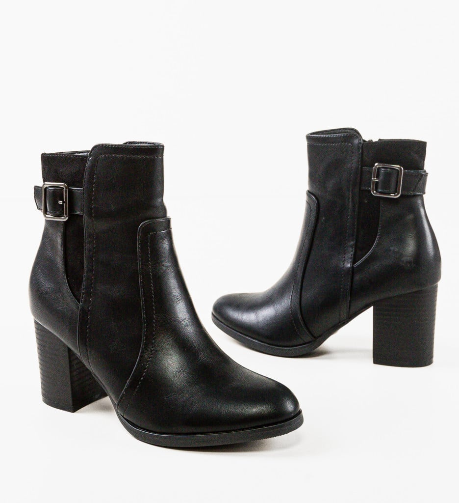 Botine Dafaz Negre - Eleganță și Confort - imagine 6