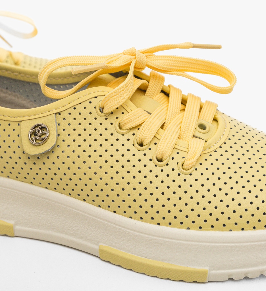 Pantofi Casual Galbeni Ygrysha | Confort Zilnic - imagine 8
