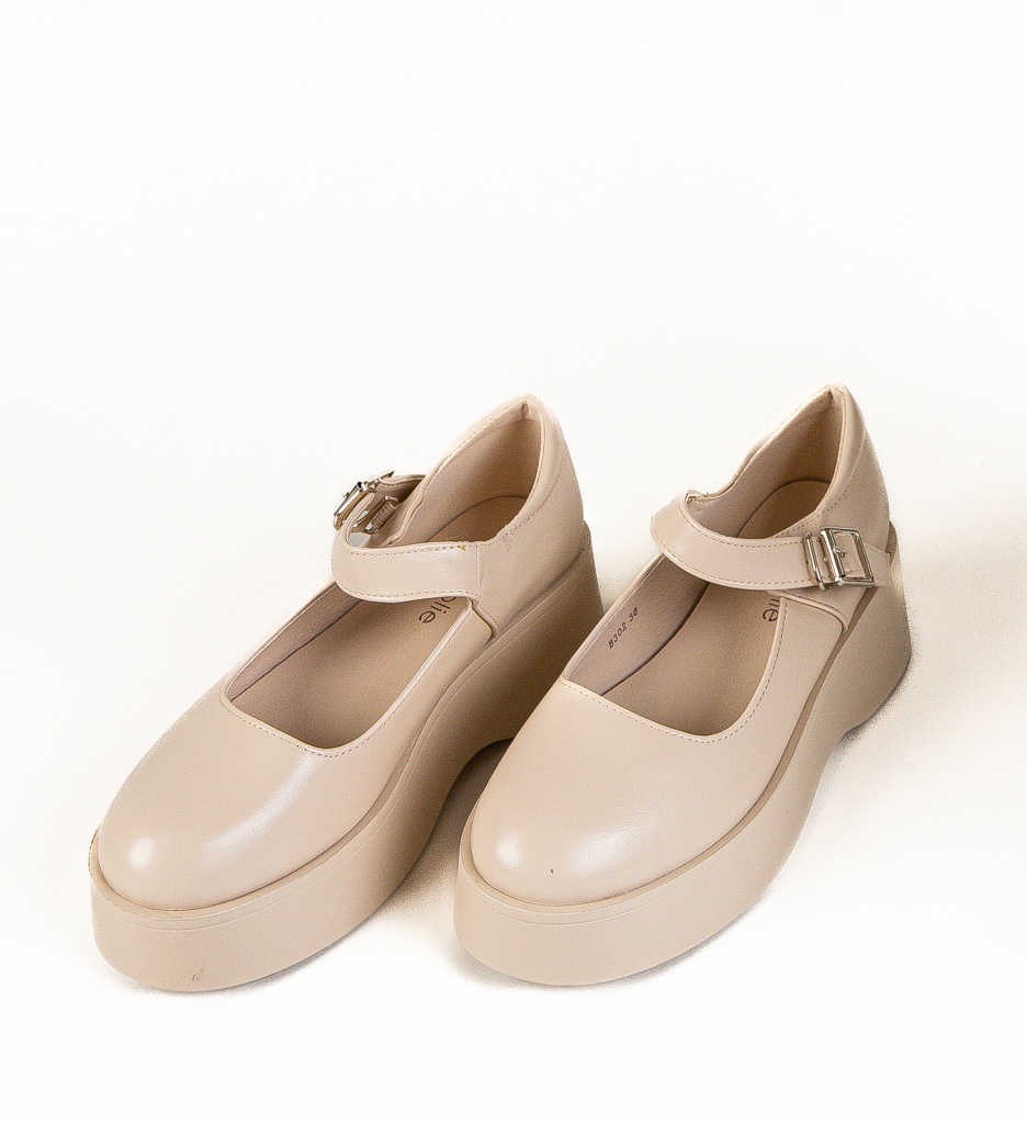 Pantofi Casual Madylu Bej | Confort și Stil - imagine 6