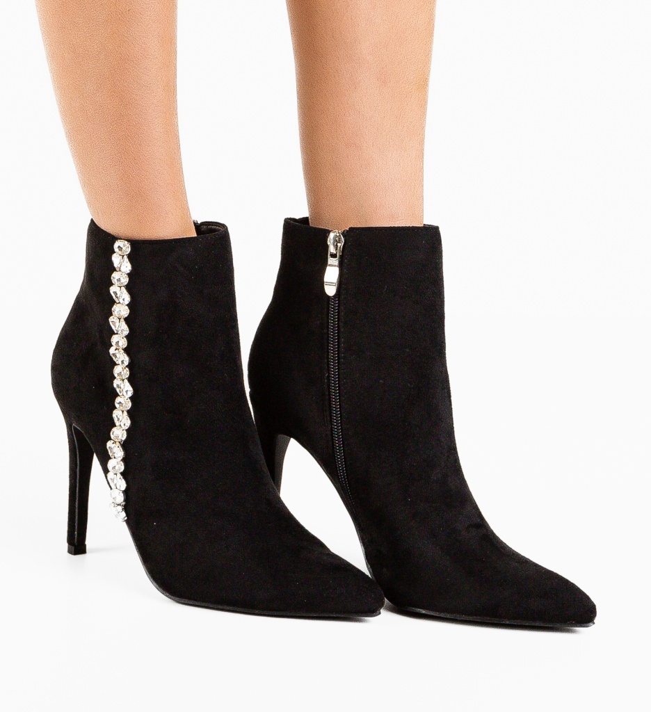 Botine Dama Maram Negre | Stil și Confort - imagine 3