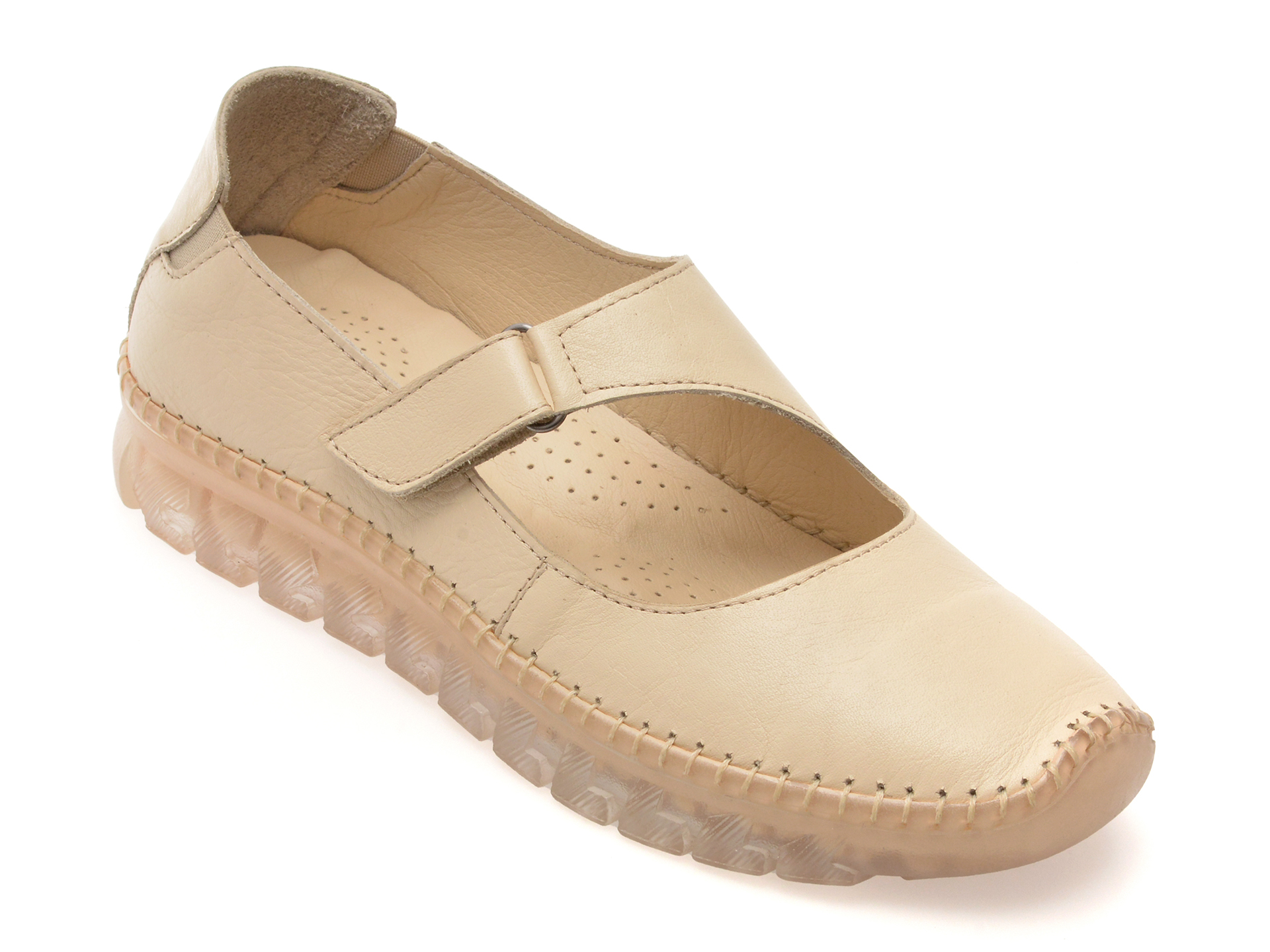 Flavia Passini Pantofi Bej Piele Naturală