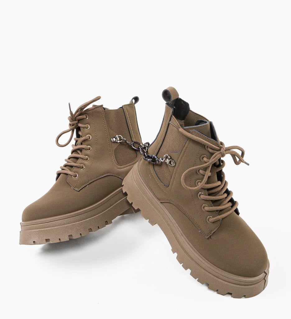 Ghete Kebun Khaki Dama - Confort & Stil - imagine 8