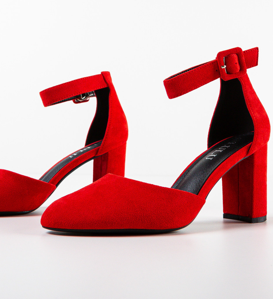Pantofi dama Horn Rosii - Eleganță și Stil - imagine 6