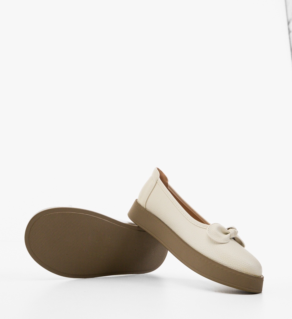 Balerini Tayha Albi - Confort și Eleganță Casual - imagine 7