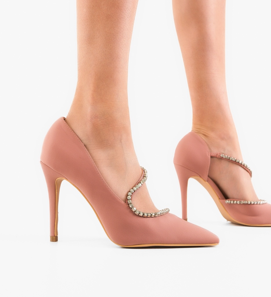 Pantofi Stiletto Adkins Roz - Eleganță și Stil - imagine 2