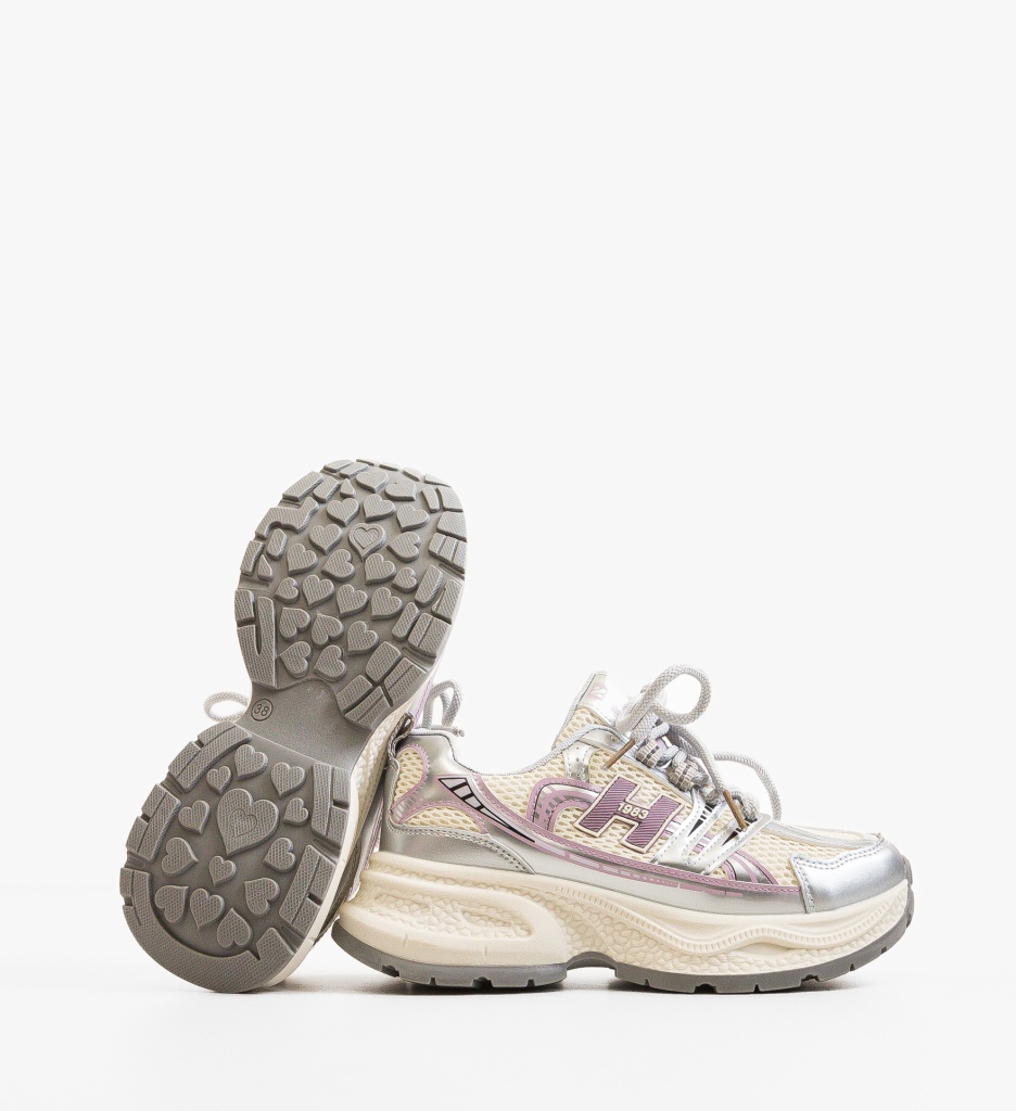 Sneakers Dama Dotson Gri | Confort & Stil Modern - imagine 5