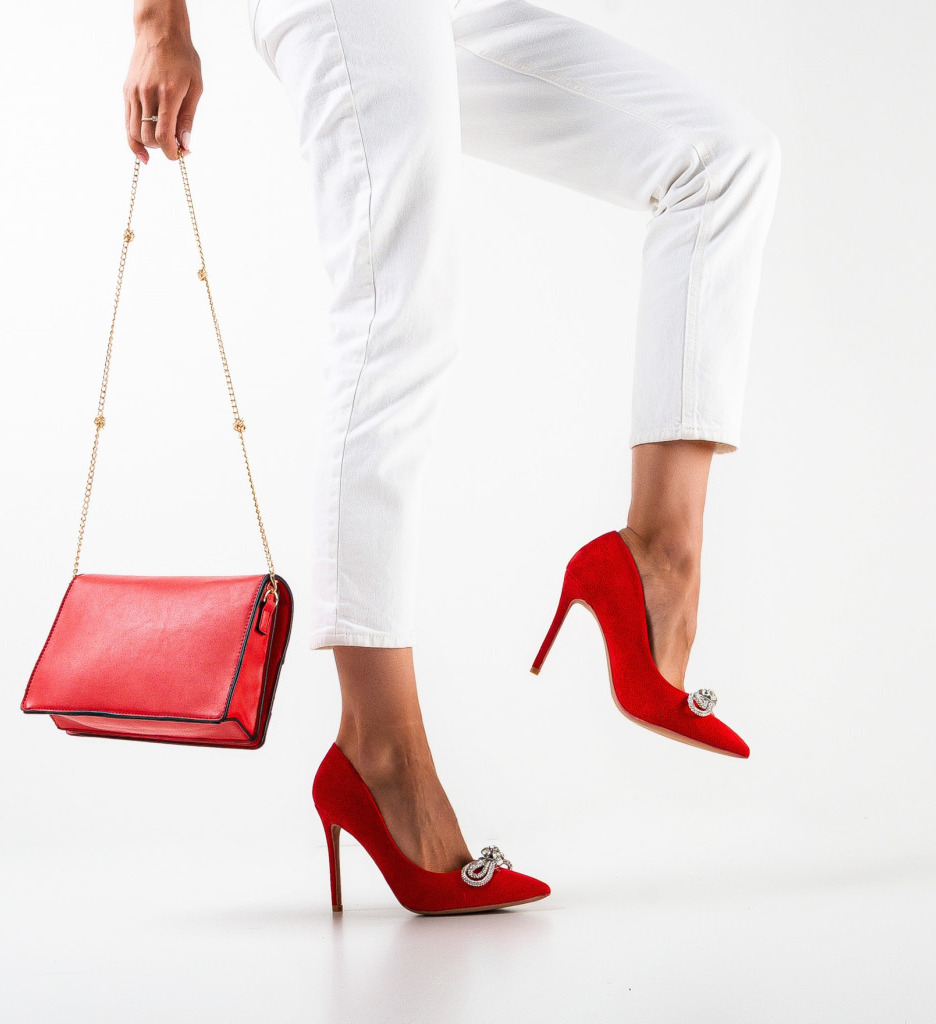 Pantofi cu Toc Roșii - Eleganță și Stil - imagine 3