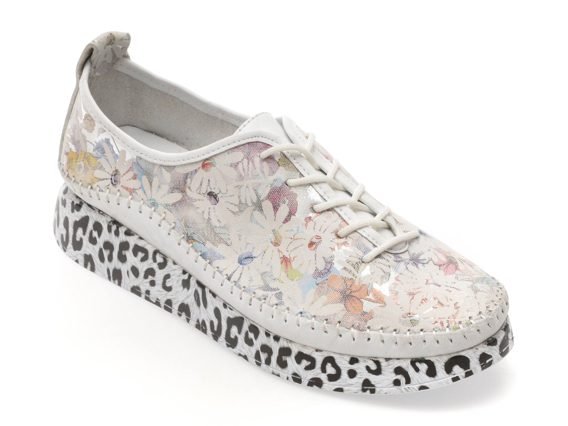 Pantofi GRYXX albi din piele naturală