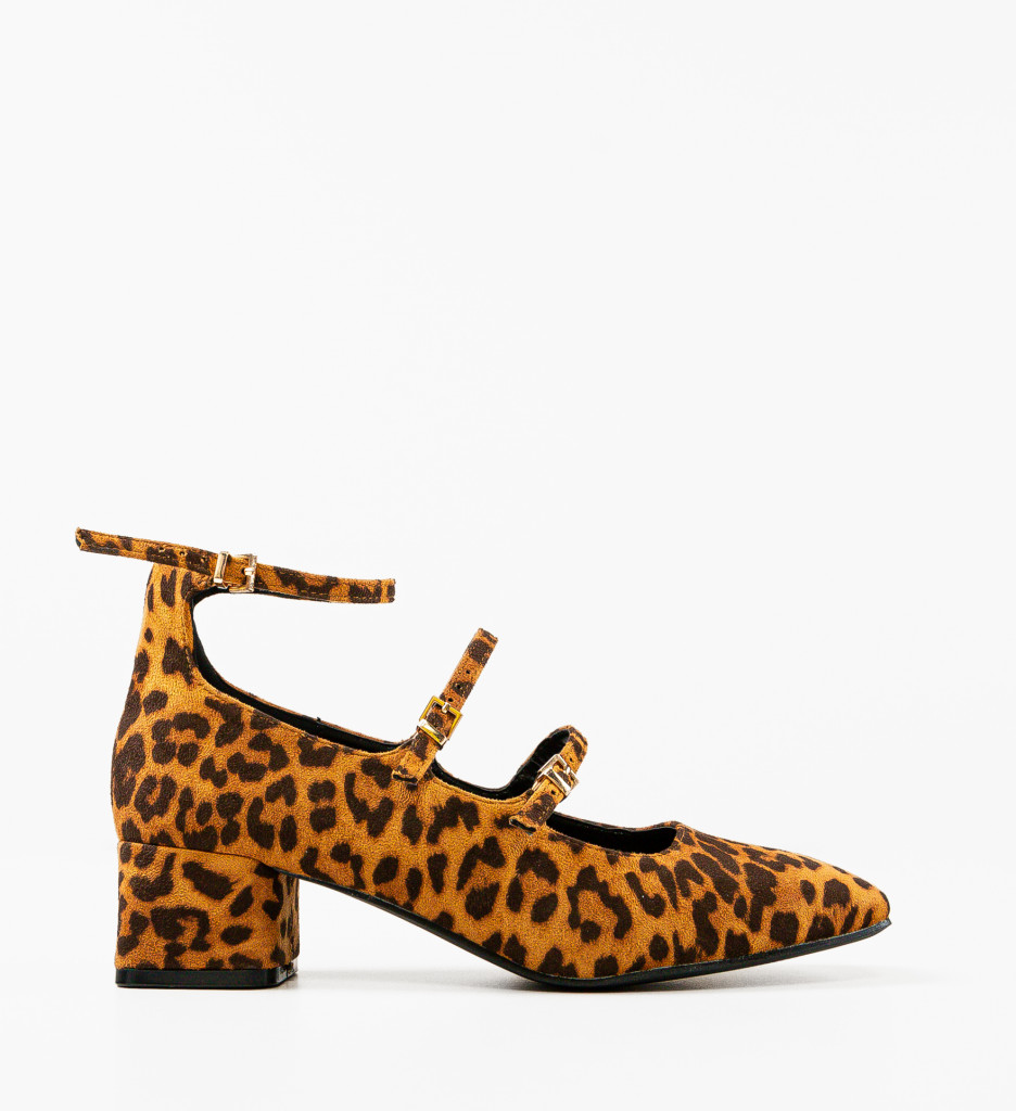 Pantofi Dama Maci Animal Print | Toc Eleganț - imagine 5