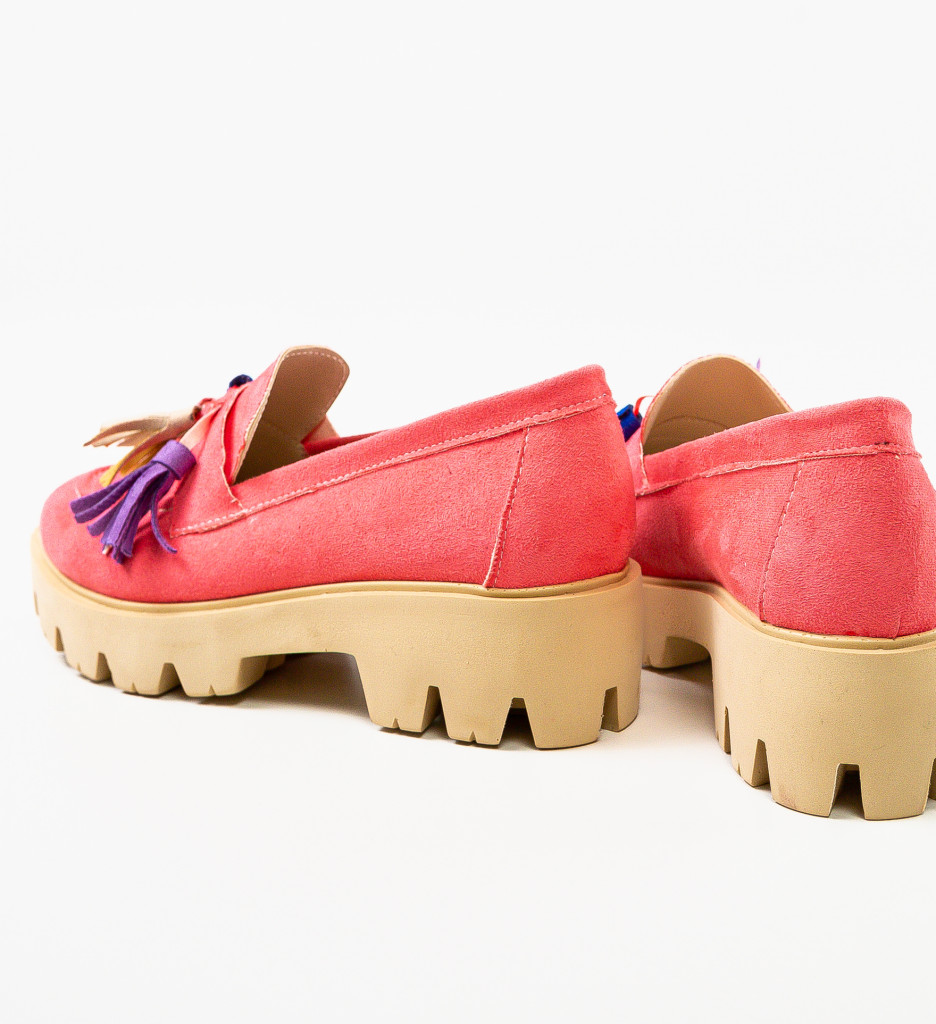 Pantofi Casual Dama Roz - Confort & Stil - imagine 5