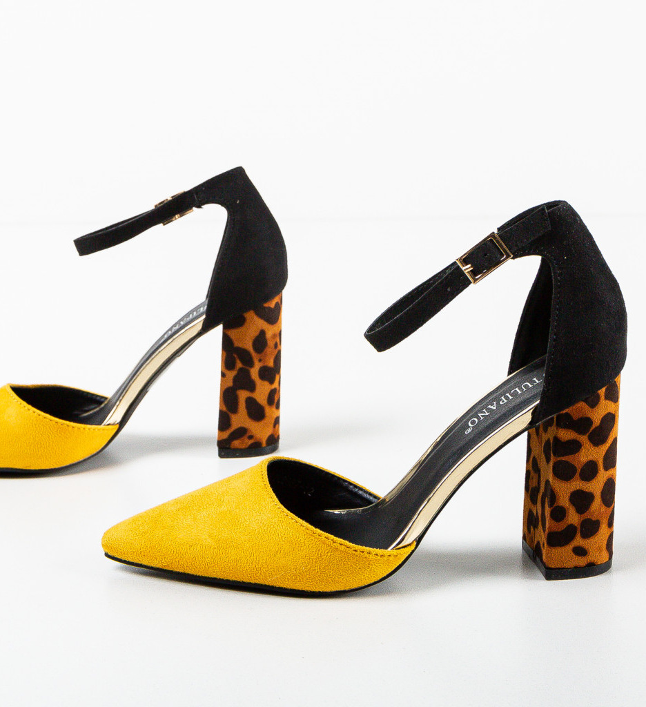 Pantofi dama Oliver eleganți cu toc - imagine 5