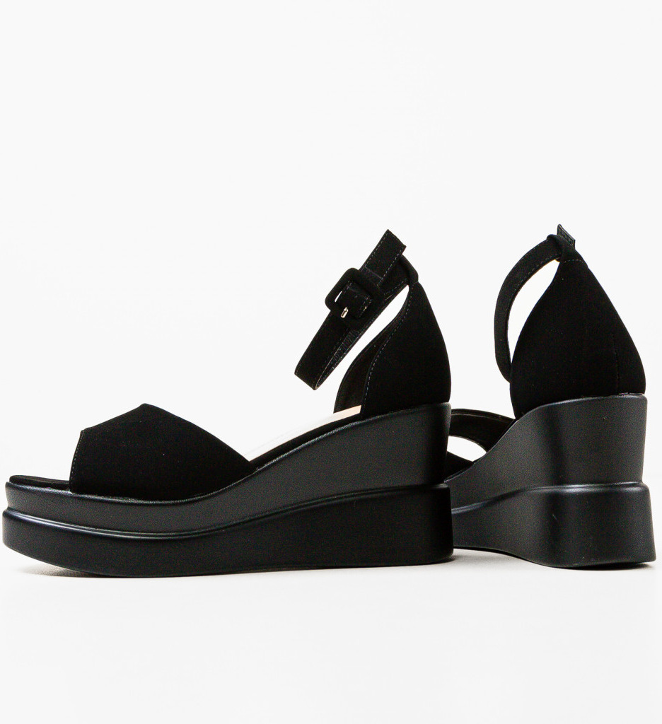 Platforme Dama Tymyry Negre - Eleganță și Confort - imagine 5