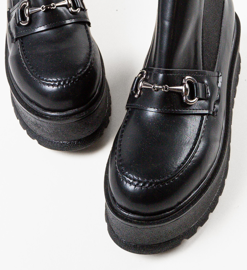 Ghete Dama Samir Negre 2 - Stil si Confort - imagine 5