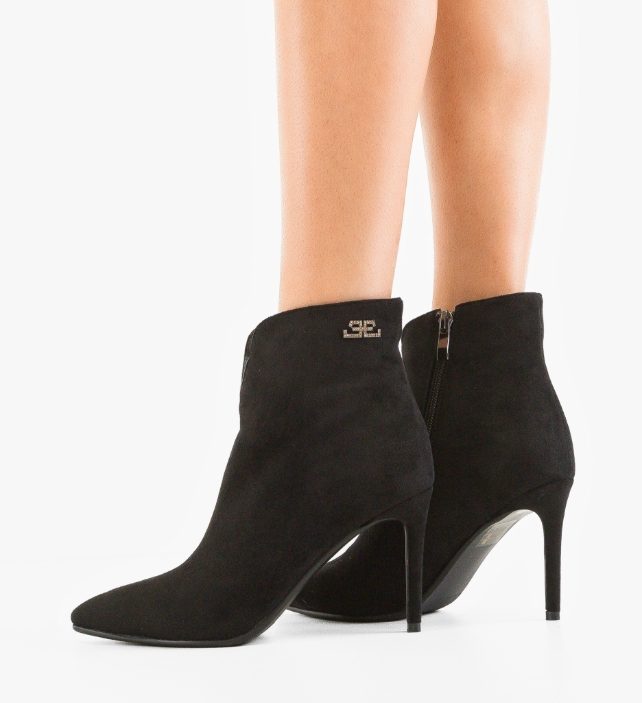Botine Hemz Negre | Eleganță și Stil Urban - imagine 3