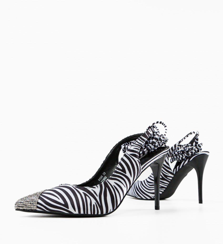 Pantofi dama Karola Zebra - Eleganță și Stil - imagine 7