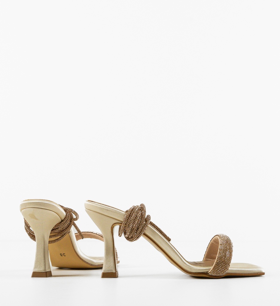 Sandale cu Toc Lucien Bej | Eleganță Rafinată - imagine 13