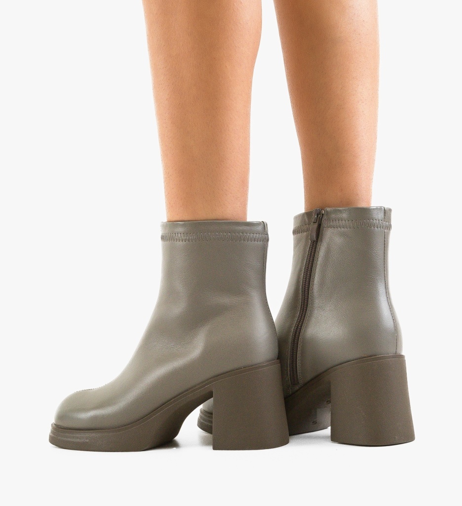 Botine Tafta Gri - Eleganță și Confort - imagine 6