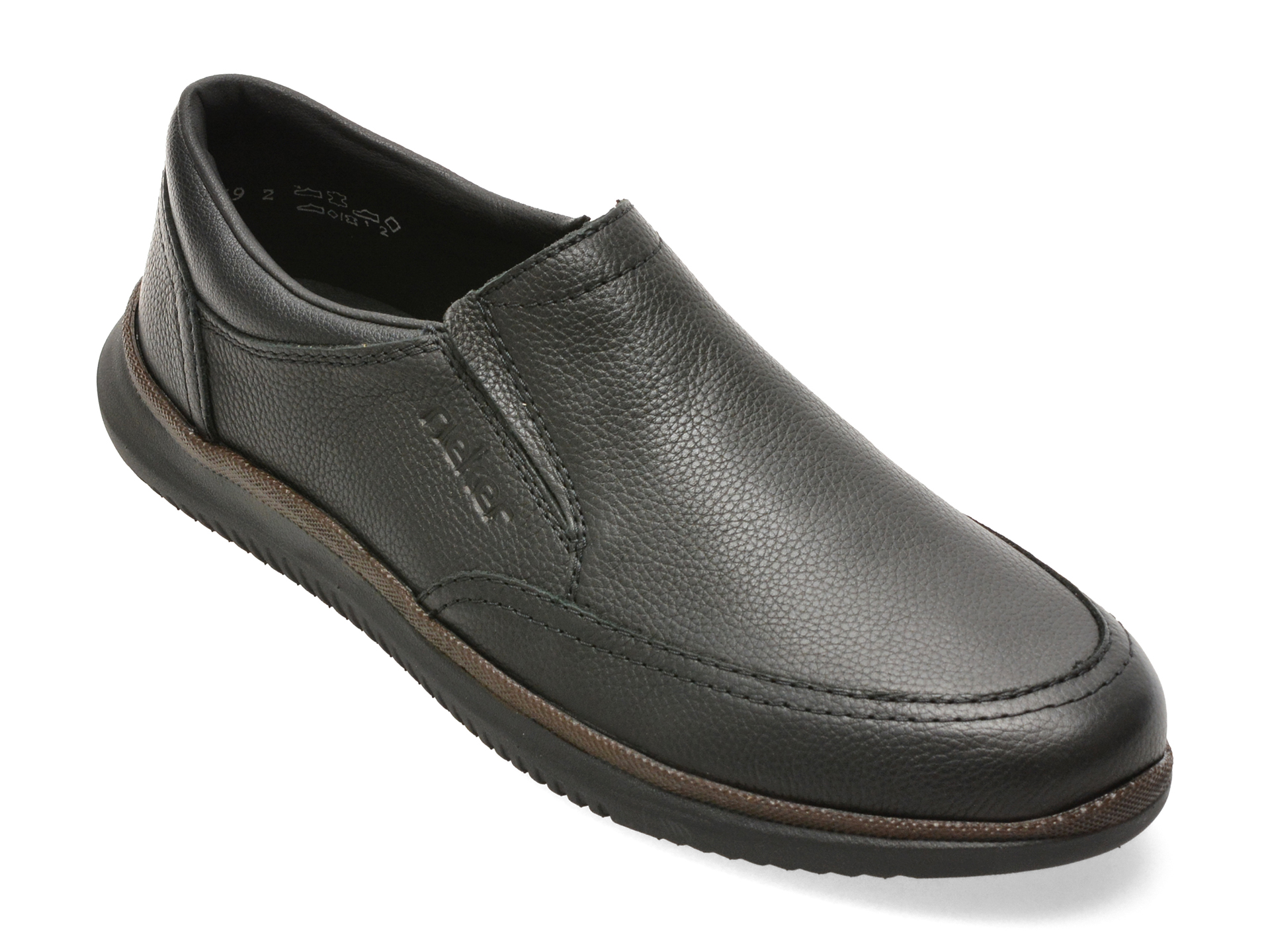 Pantofi RIEKEr Negri Barbati Piele Naturala 10454