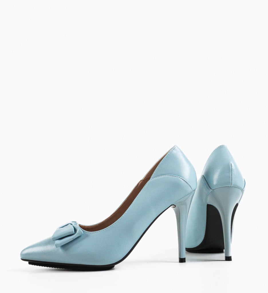 Pantofi Kalika Albastri cu Toc - Eleganță Asigurată - imagine 7