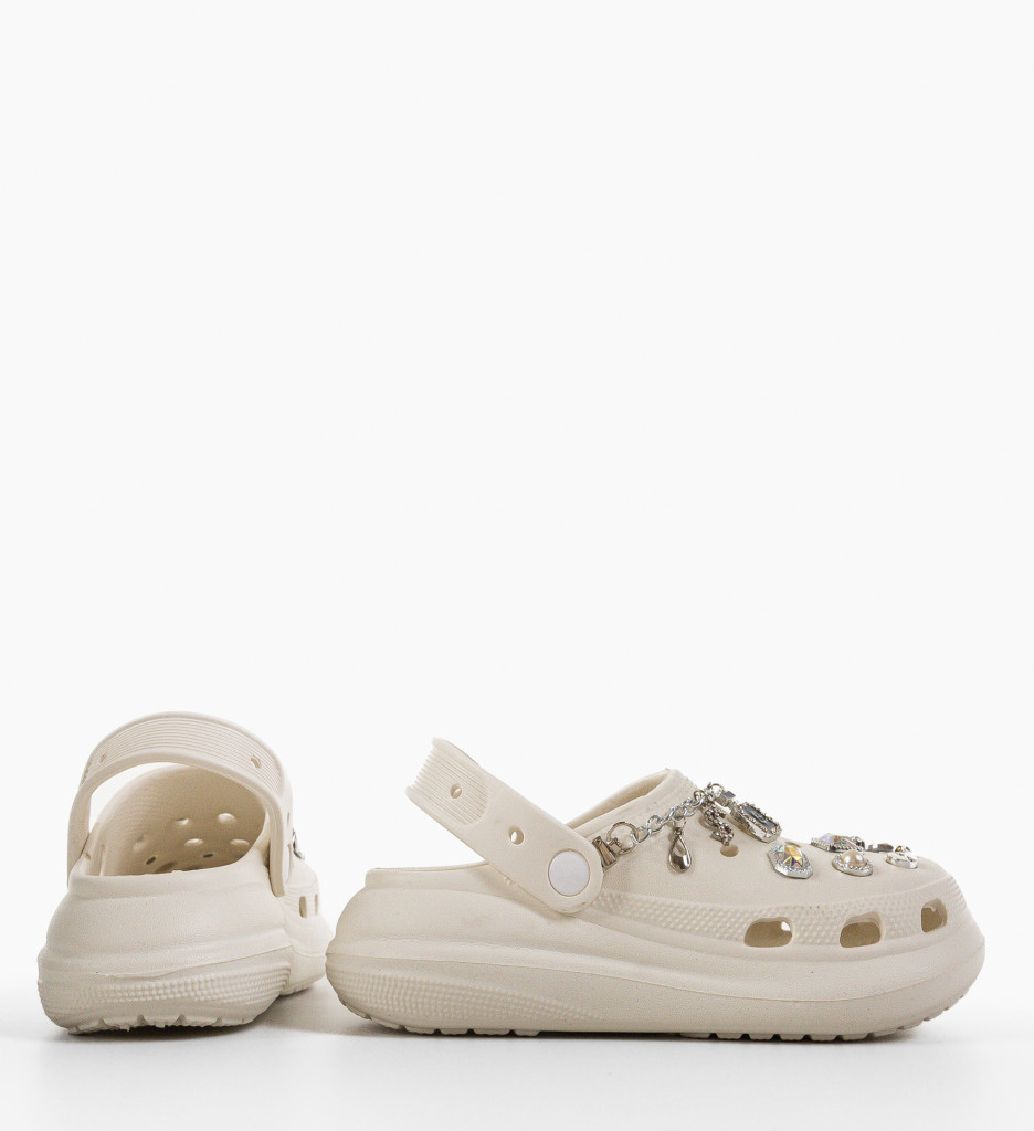 Papuci Barn Dama Albi | Stil Minimalist - imagine 4