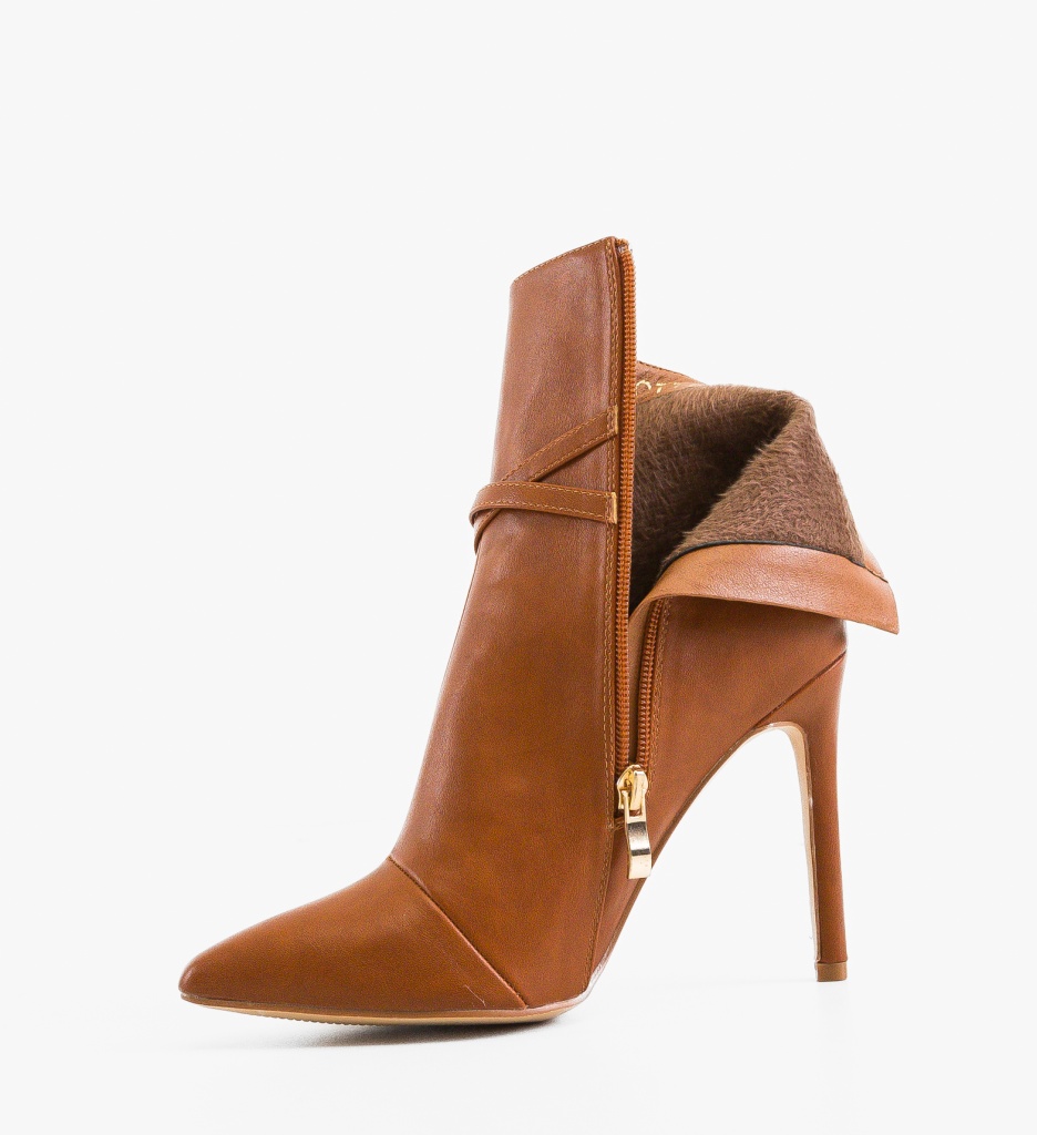 Botine Dama Barbara Camel | Confort și Eleganță - imagine 3