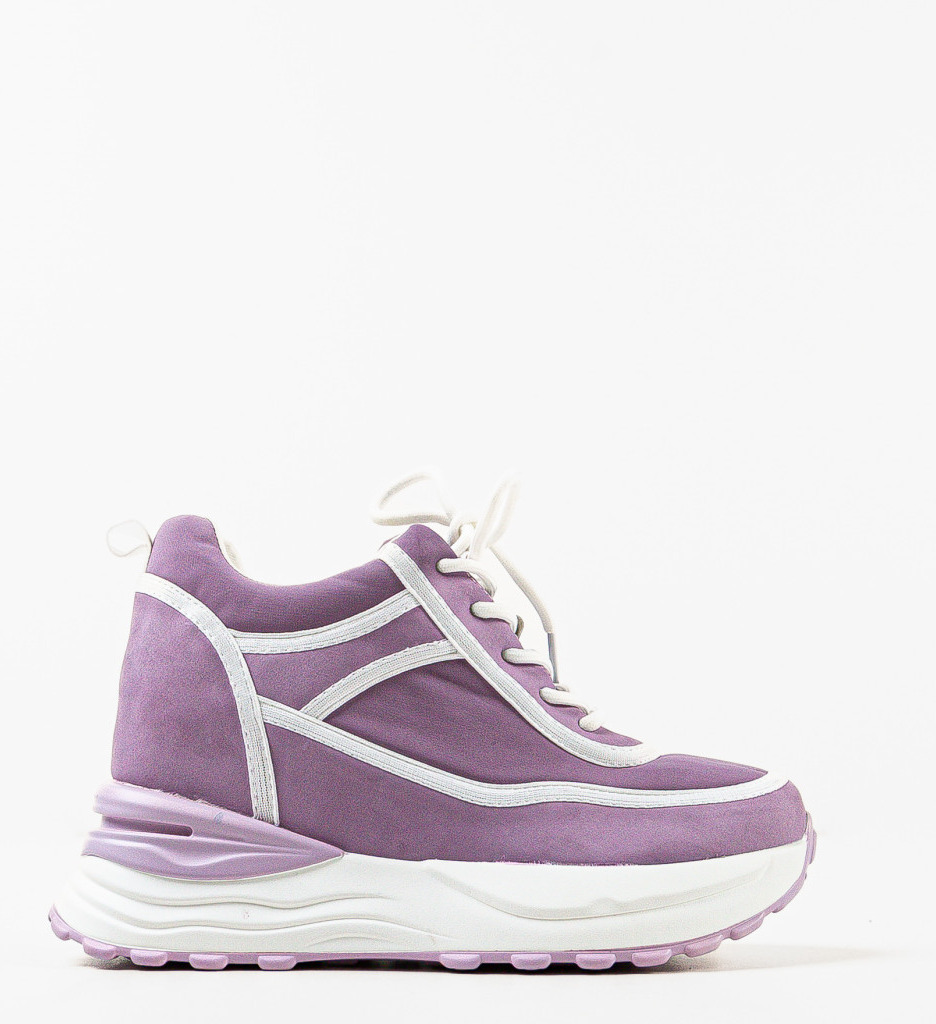 Sneakers Dama Nioz Mov - Confort și Stil Sport - imagine 2