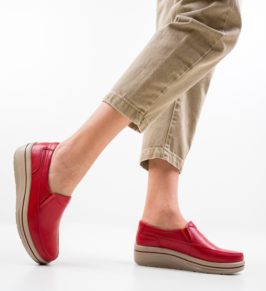 Pantofi Casual Rankin Rosii - Stil și Confort - imagine 2