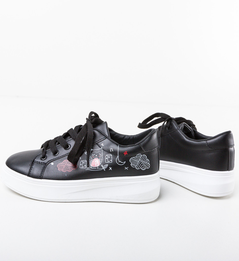 Sneakers Bufny Negri - Confort și Stil - imagine 7